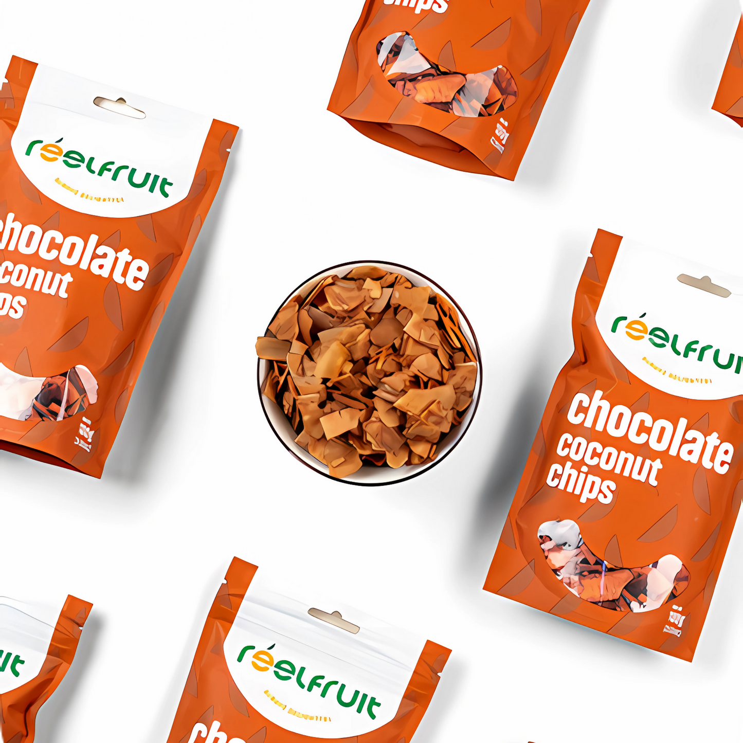 ReelFruit Toasted Coconut Chips (Chocolate) 75g