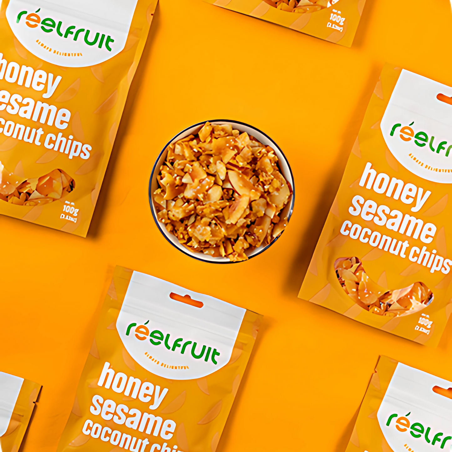 ReelFruit Toasted Coconut Chips (Honey Sesame) 75g