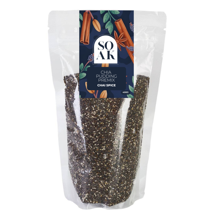 Chia Pudding Premix - Chai Spice 400g