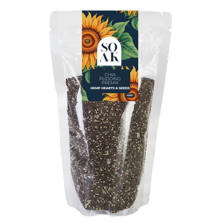 Chia Pudding Premix - Hemp Heart & Seeds 400g