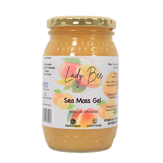 Lady Bee Sea Moss Gel - Mango Orange 350g