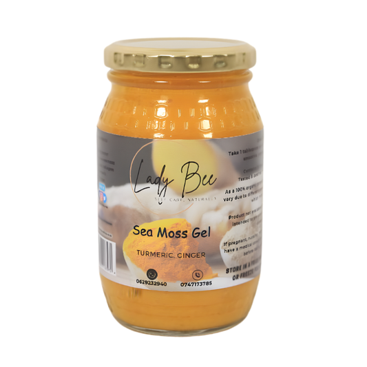 Lady Bee Sea Moss Gel - Turmeric Ginger 350g