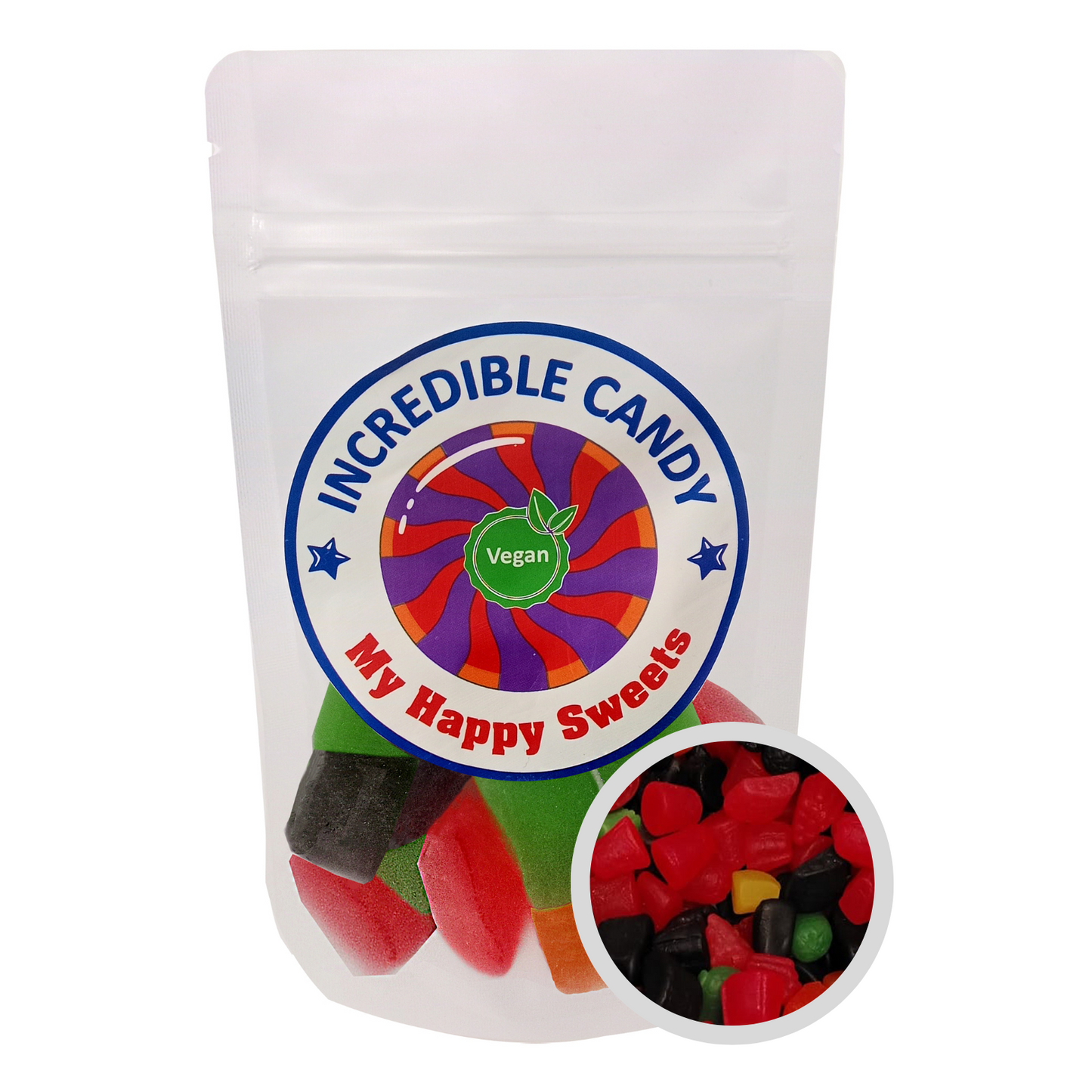Incredible Candy Vegan Fruity Chews 130g